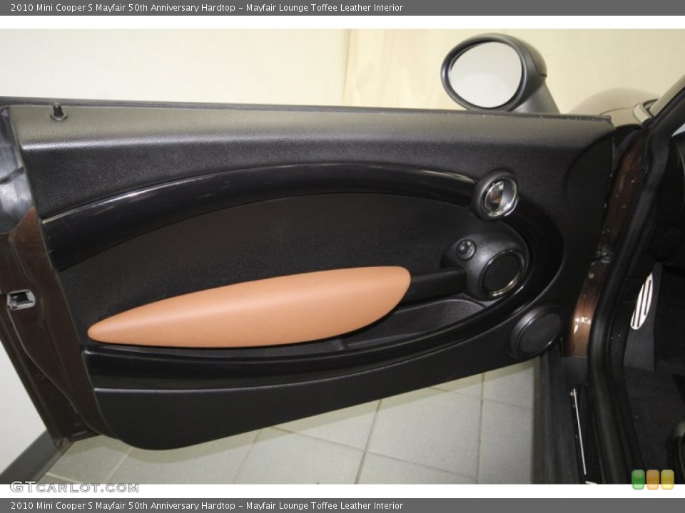 Mayfair Lounge Toffee Leather Interior Door Panel for the 2010 Mini Cooper S Mayfair 50th Anniversary Hardtop #80135203