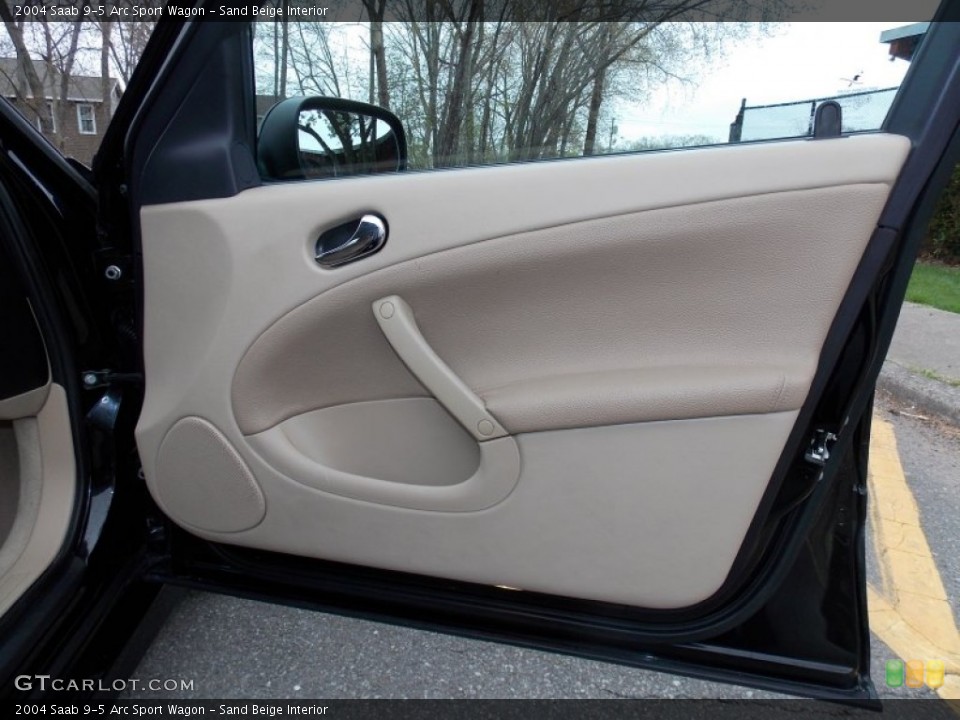 Sand Beige Interior Door Panel for the 2004 Saab 9-5 Arc Sport Wagon #80135208