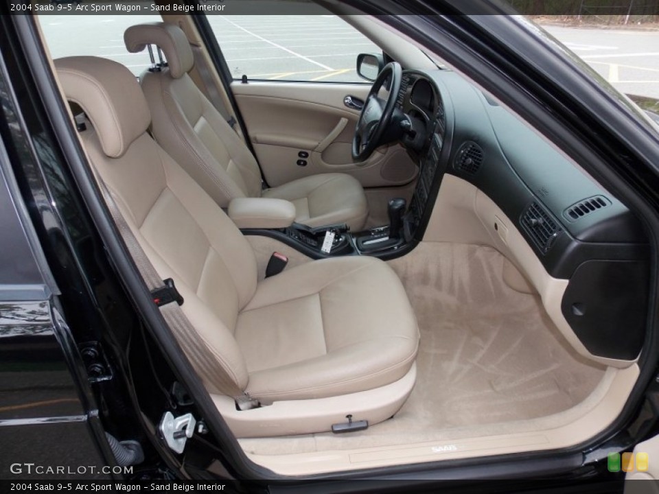 Sand Beige 2004 Saab 9-5 Interiors