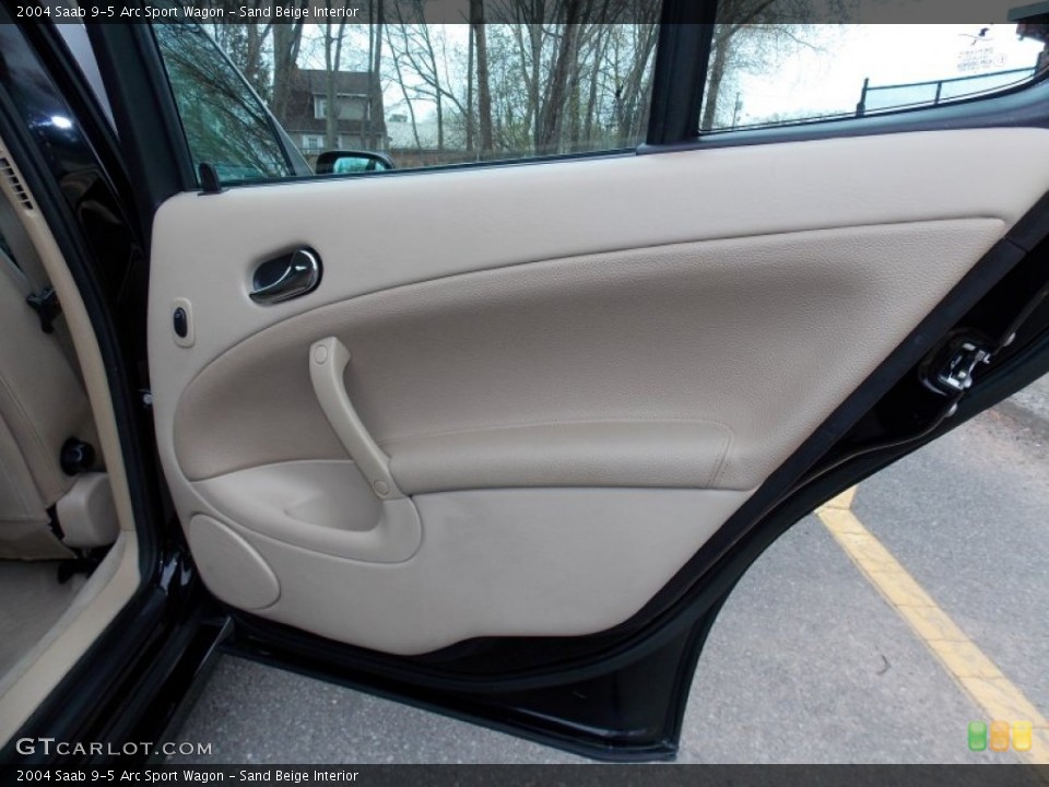 Sand Beige Interior Door Panel for the 2004 Saab 9-5 Arc Sport Wagon #80135274