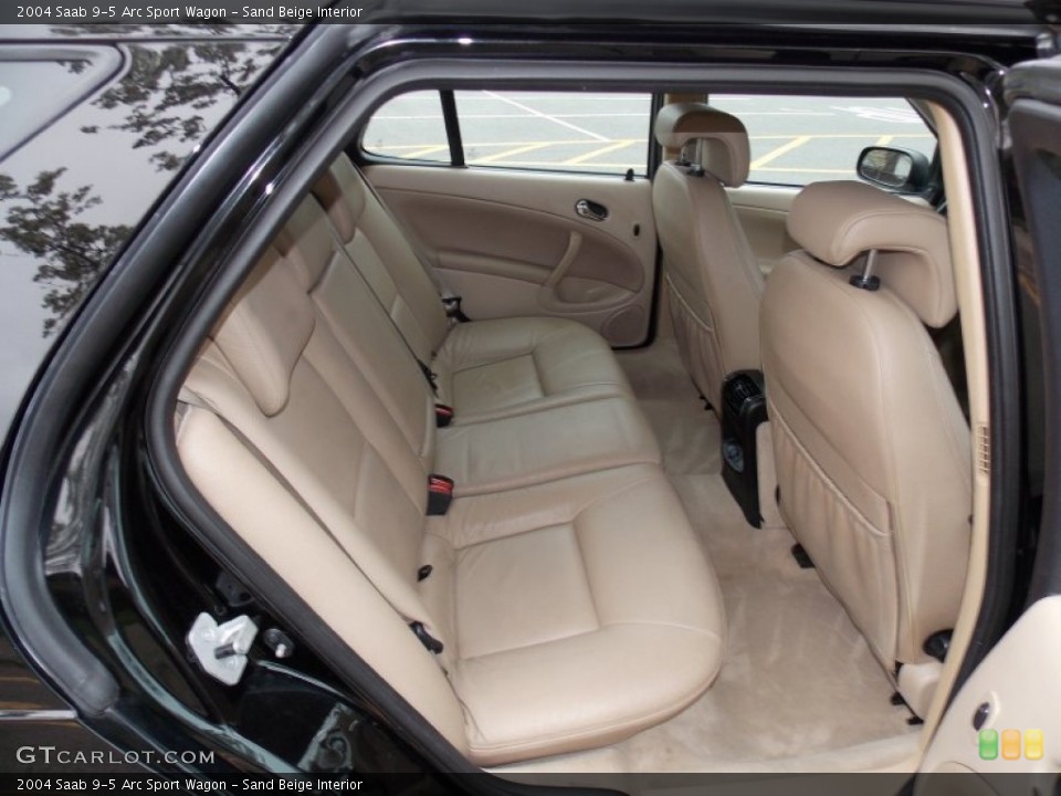 Sand Beige Interior Rear Seat for the 2004 Saab 9-5 Arc Sport Wagon #80135292