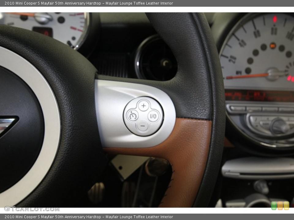 Mayfair Lounge Toffee Leather Interior Controls for the 2010 Mini Cooper S Mayfair 50th Anniversary Hardtop #80135367