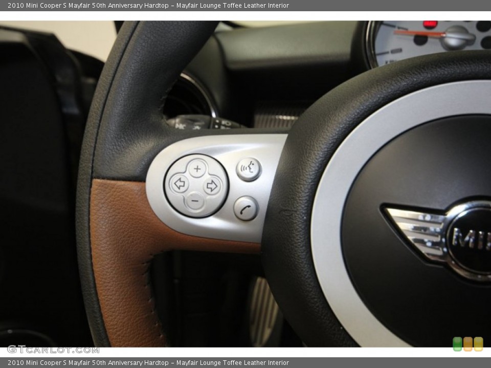 Mayfair Lounge Toffee Leather Interior Controls for the 2010 Mini Cooper S Mayfair 50th Anniversary Hardtop #80135381