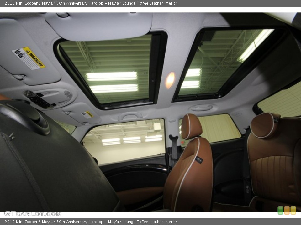 Mayfair Lounge Toffee Leather Interior Sunroof for the 2010 Mini Cooper S Mayfair 50th Anniversary Hardtop #80135396