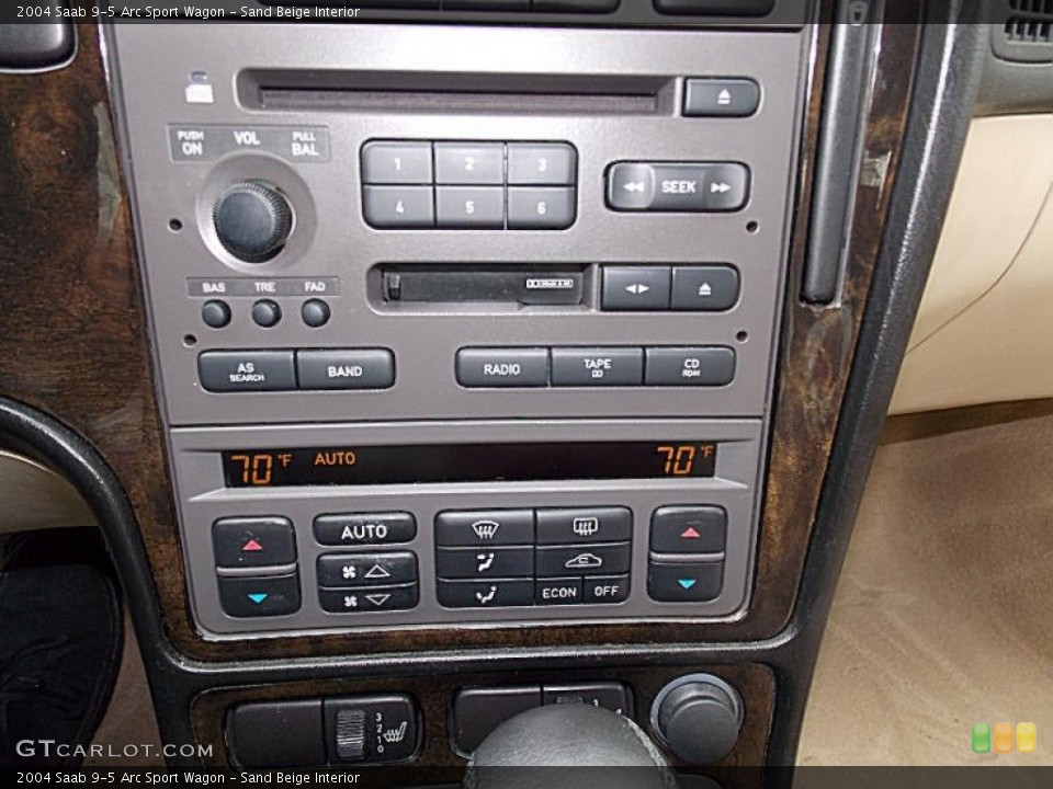 Sand Beige Interior Controls for the 2004 Saab 9-5 Arc Sport Wagon #80135430
