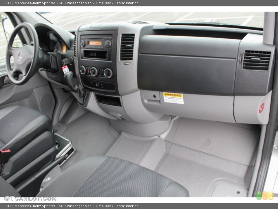 Lima Black Fabric Interior Dashboard for the 2013 Mercedes-Benz Sprinter 2500 Passenger Van #80135646