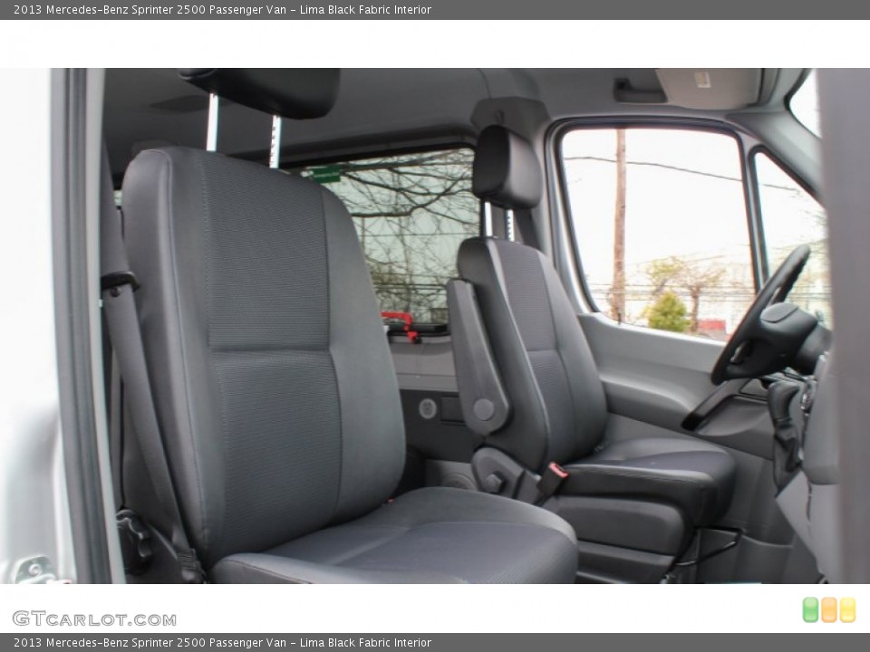 Lima Black Fabric Interior Front Seat for the 2013 Mercedes-Benz Sprinter 2500 Passenger Van #80135664