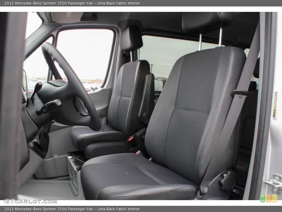 Lima Black Fabric Interior Photo for the 2013 Mercedes-Benz Sprinter 2500 Passenger Van #80135708
