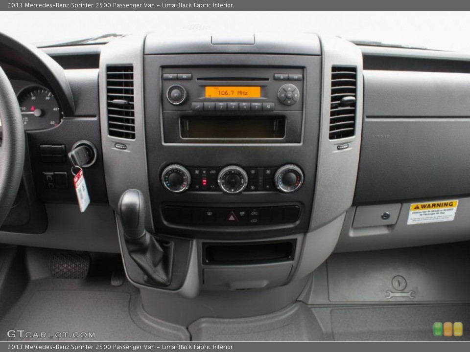 Lima Black Fabric Interior Controls for the 2013 Mercedes-Benz Sprinter 2500 Passenger Van #80135726