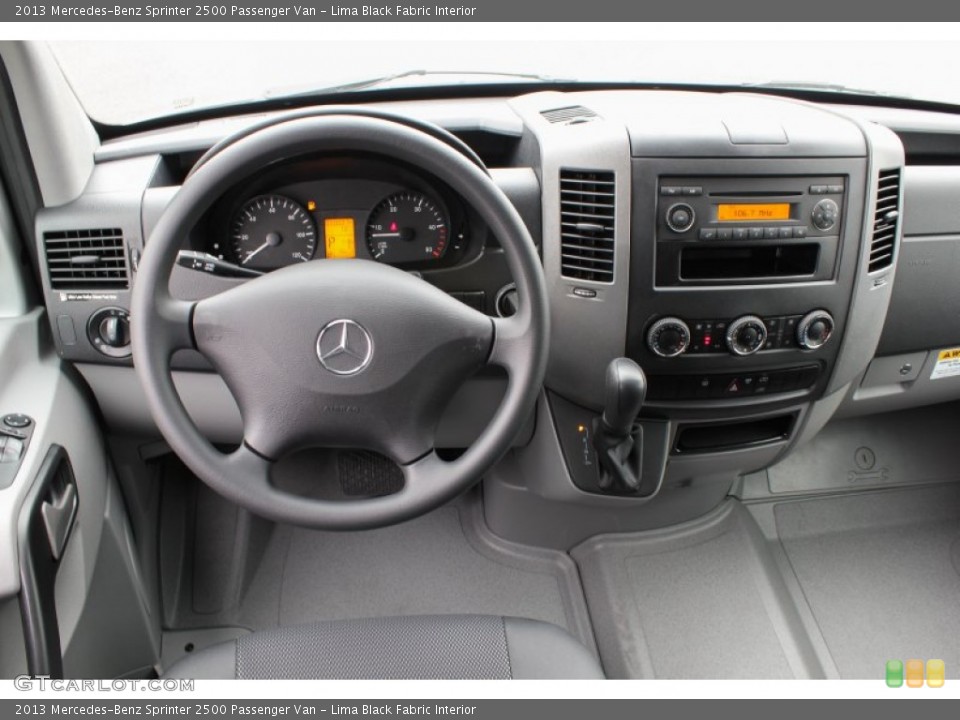 Lima Black Fabric Interior Dashboard for the 2013 Mercedes-Benz Sprinter 2500 Passenger Van #80135742