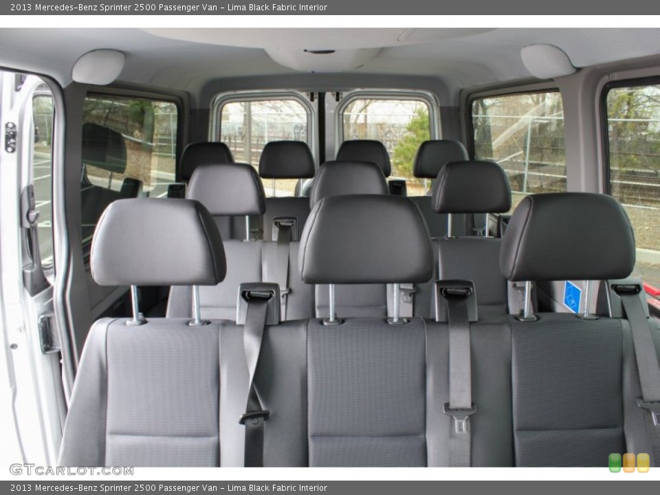Lima Black Fabric Interior Photo for the 2013 Mercedes-Benz Sprinter 2500 Passenger Van #80135760