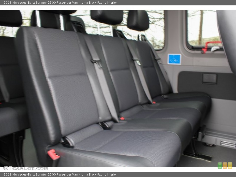 Lima Black Fabric Interior Rear Seat for the 2013 Mercedes-Benz Sprinter 2500 Passenger Van #80135799