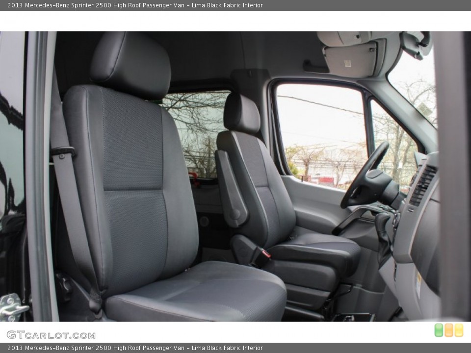 Lima Black Fabric Interior Photo for the 2013 Mercedes-Benz Sprinter 2500 High Roof Passenger Van #80136345