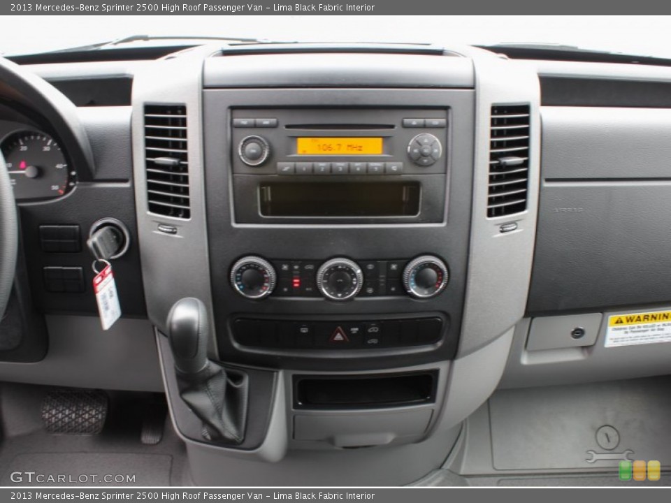 Lima Black Fabric Interior Controls for the 2013 Mercedes-Benz Sprinter 2500 High Roof Passenger Van #80136393