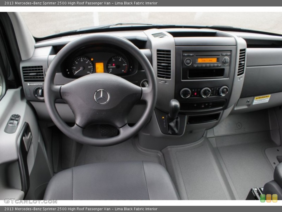 Lima Black Fabric Interior Dashboard for the 2013 Mercedes-Benz Sprinter 2500 High Roof Passenger Van #80136412