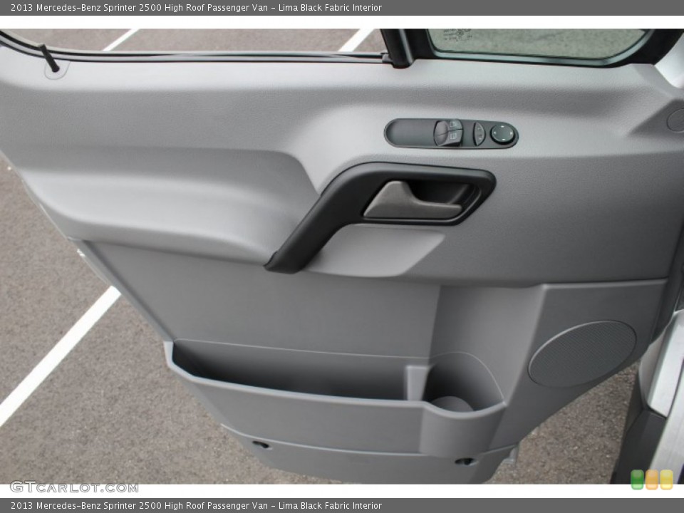 Lima Black Fabric Interior Door Panel for the 2013 Mercedes-Benz Sprinter 2500 High Roof Passenger Van #80136678