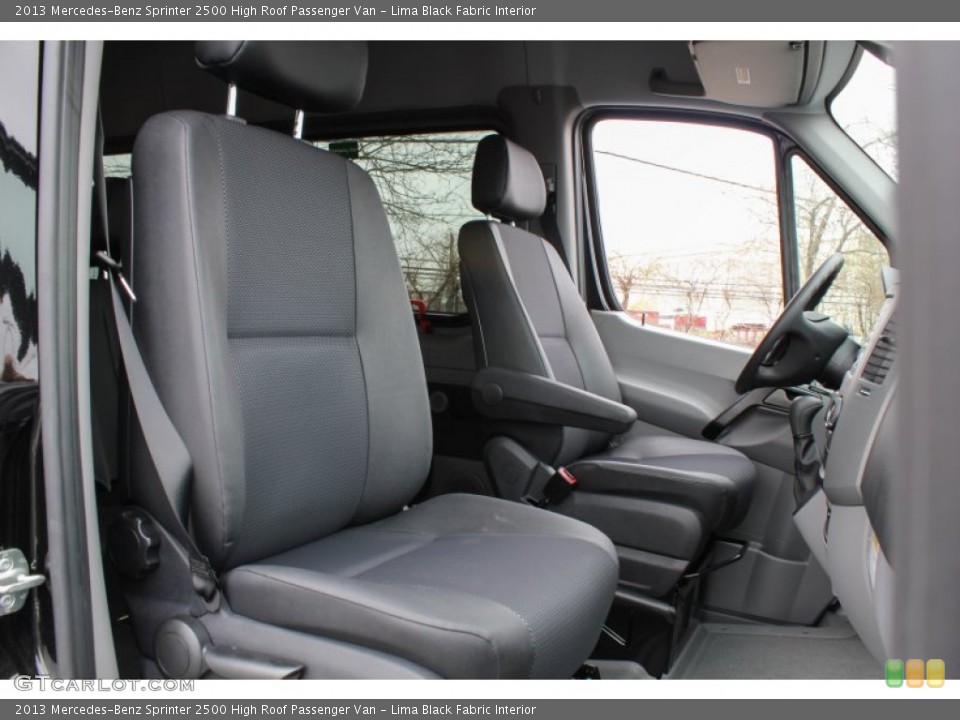Lima Black Fabric Interior Photo for the 2013 Mercedes-Benz Sprinter 2500 High Roof Passenger Van #80136987