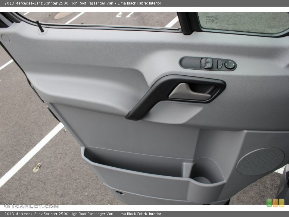 Lima Black Fabric Interior Door Panel for the 2013 Mercedes-Benz Sprinter 2500 High Roof Passenger Van #80137004