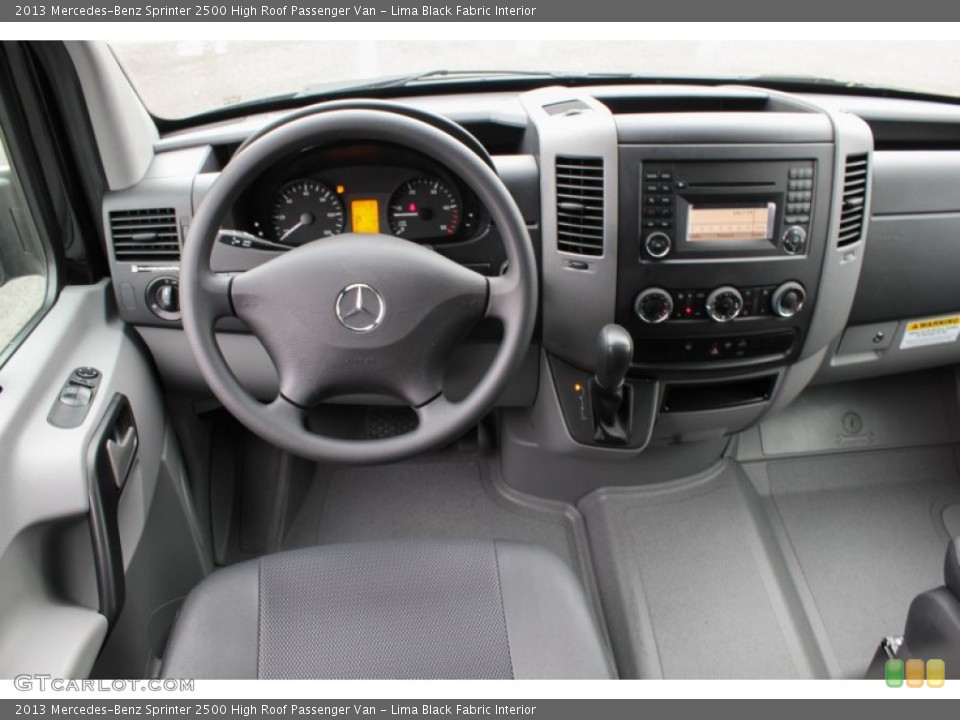 Lima Black Fabric Interior Dashboard for the 2013 Mercedes-Benz Sprinter 2500 High Roof Passenger Van #80137050