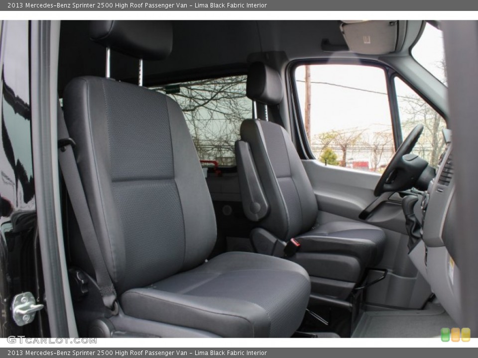 Lima Black Fabric Interior Photo for the 2013 Mercedes-Benz Sprinter 2500 High Roof Passenger Van #80137305