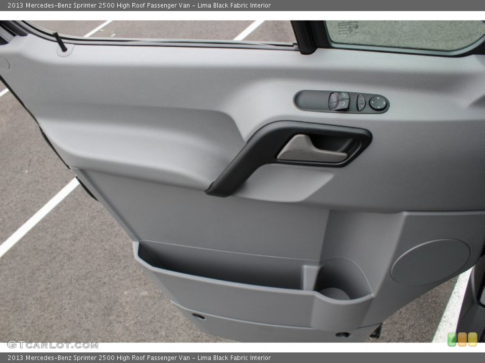 Lima Black Fabric Interior Door Panel for the 2013 Mercedes-Benz Sprinter 2500 High Roof Passenger Van #80137319