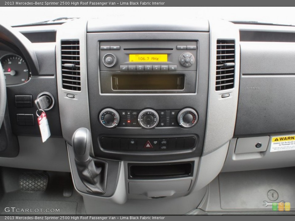 Lima Black Fabric Interior Dashboard for the 2013 Mercedes-Benz Sprinter 2500 High Roof Passenger Van #80137357