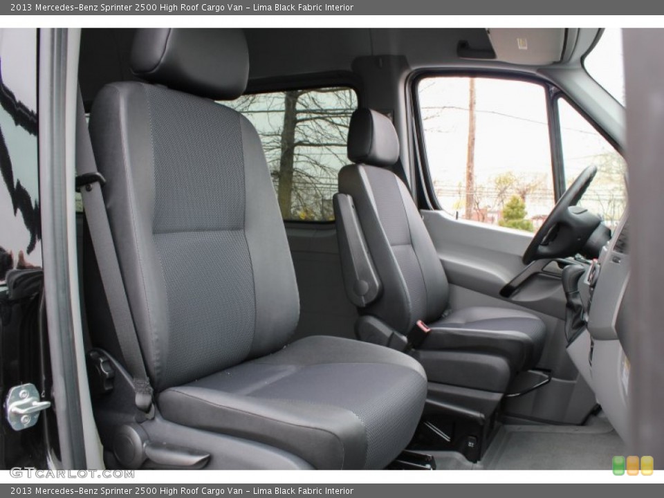 Lima Black Fabric Interior Front Seat for the 2013 Mercedes-Benz Sprinter 2500 High Roof Cargo Van #80137634