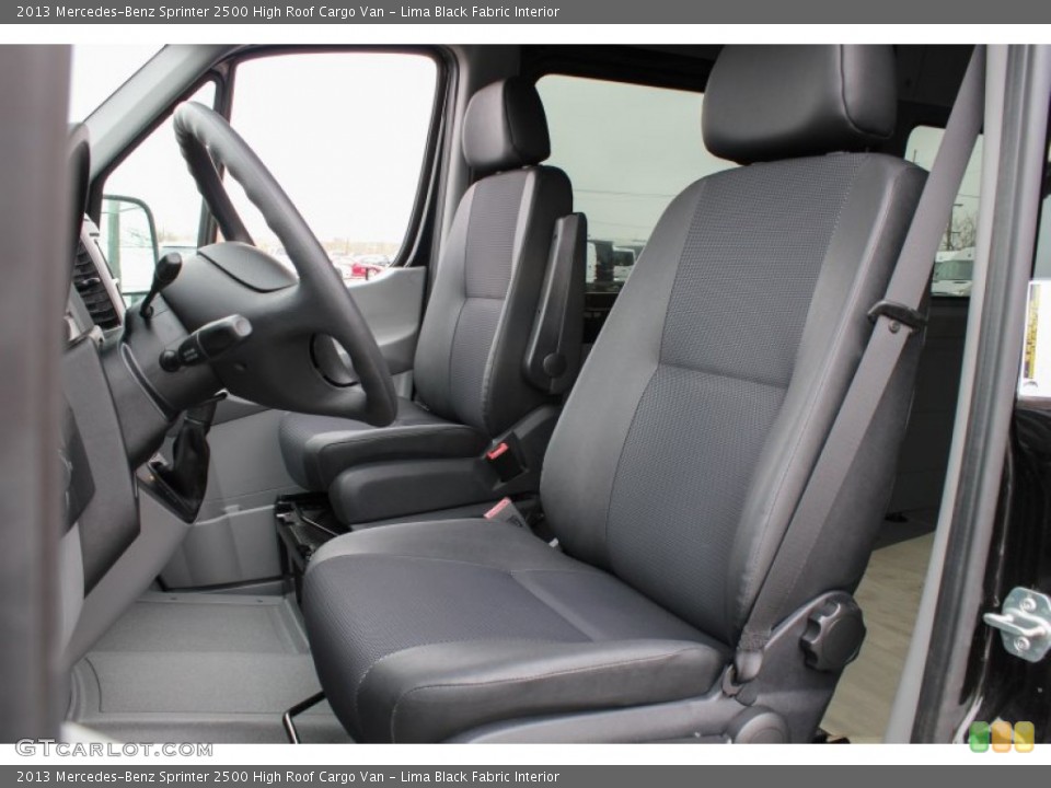 Lima Black Fabric Interior Photo for the 2013 Mercedes-Benz Sprinter 2500 High Roof Cargo Van #80137673