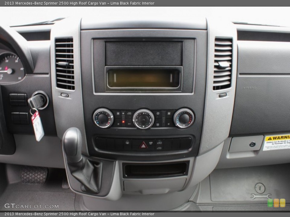 Lima Black Fabric Interior Controls for the 2013 Mercedes-Benz Sprinter 2500 High Roof Cargo Van #80137689