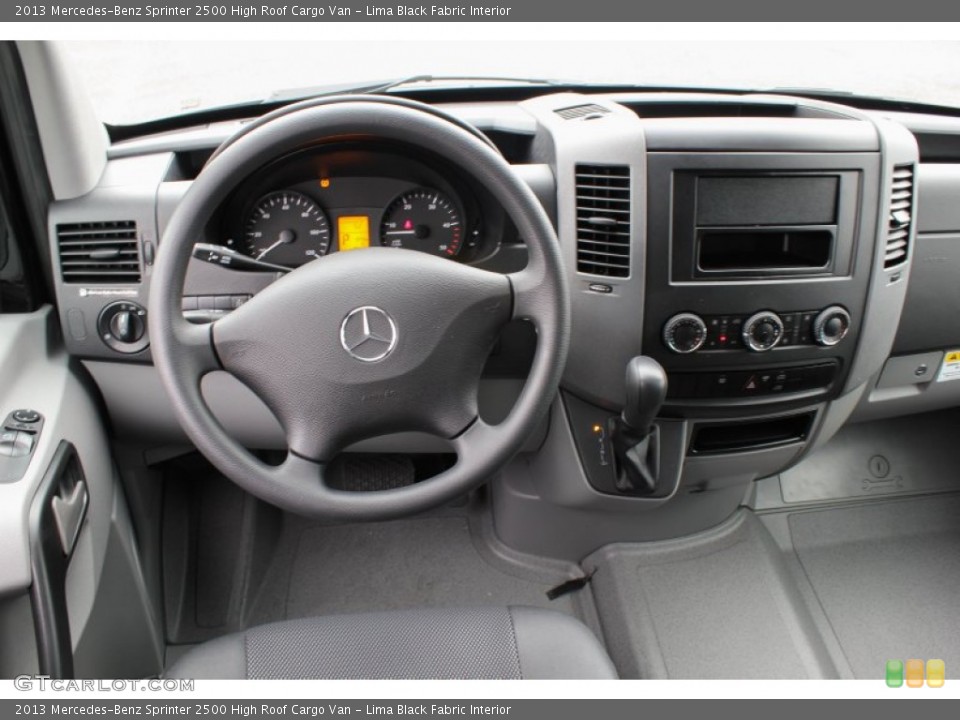 Lima Black Fabric Interior Dashboard for the 2013 Mercedes-Benz Sprinter 2500 High Roof Cargo Van #80137703