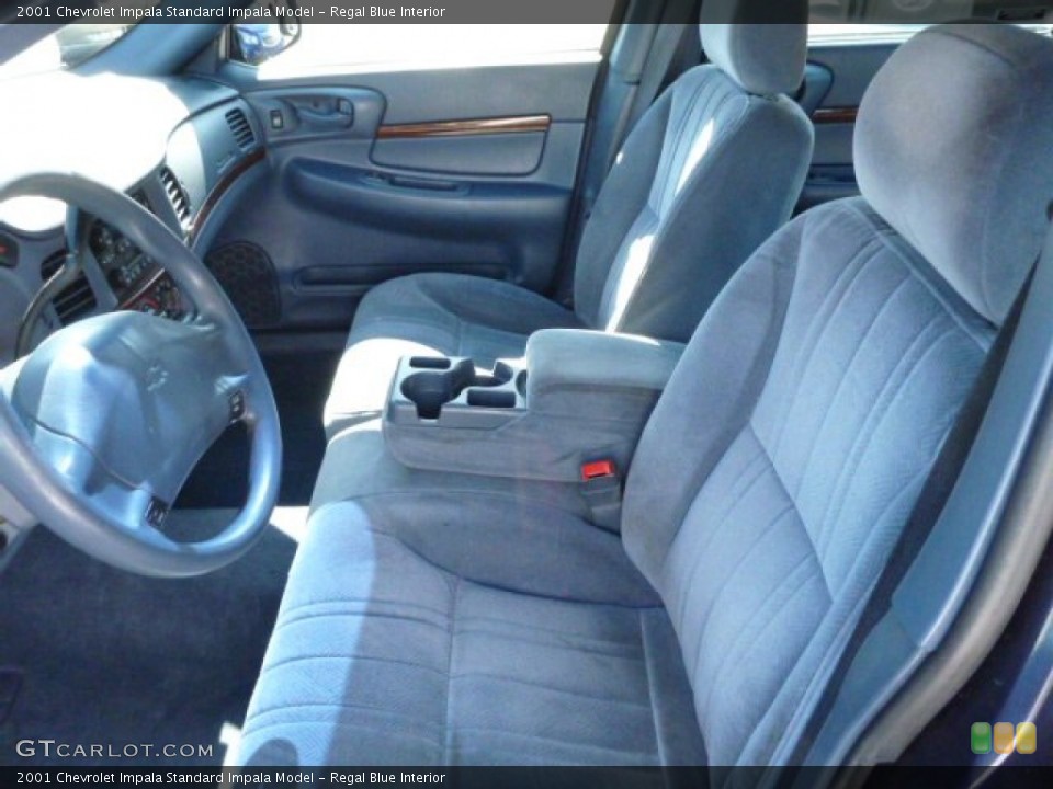 Regal Blue Interior Photo for the 2001 Chevrolet Impala  #80138280