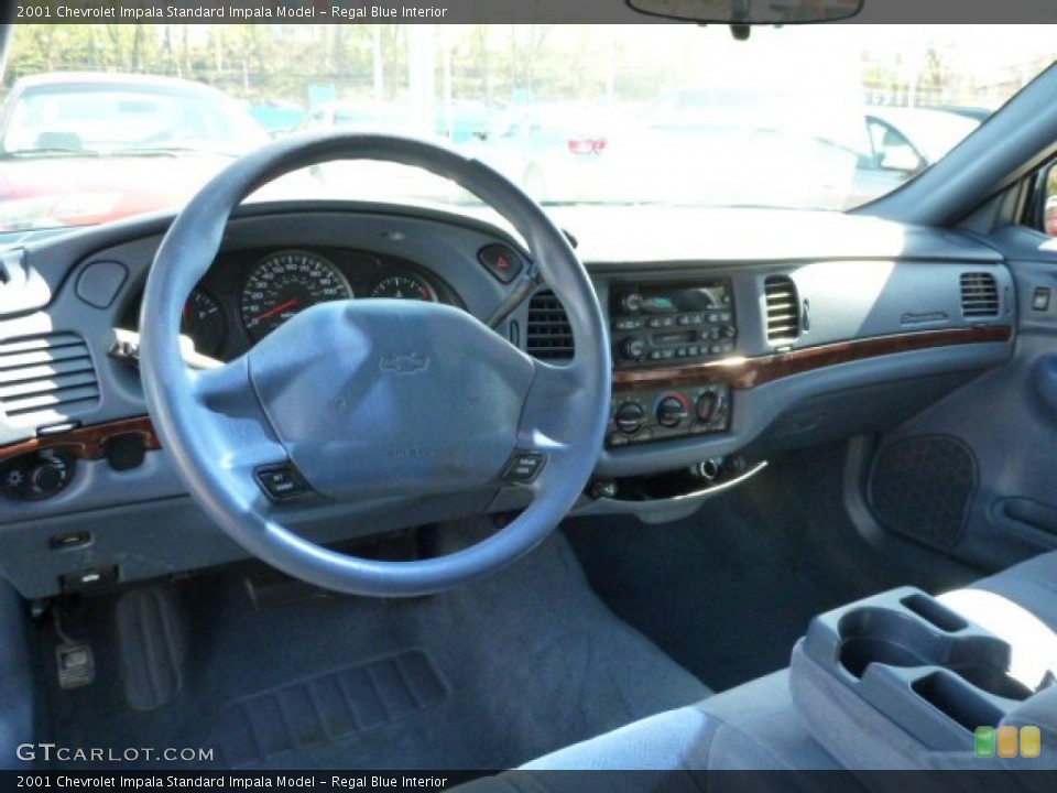 Regal Blue Interior Dashboard for the 2001 Chevrolet Impala  #80138310