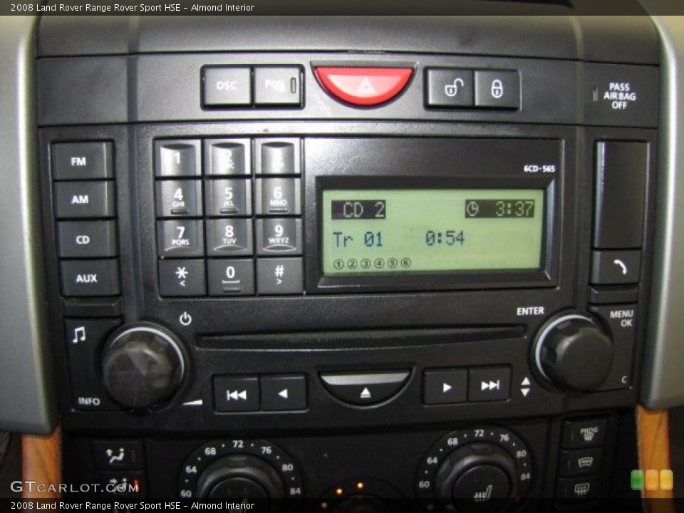 Almond Interior Audio System for the 2008 Land Rover Range Rover Sport HSE #80139282