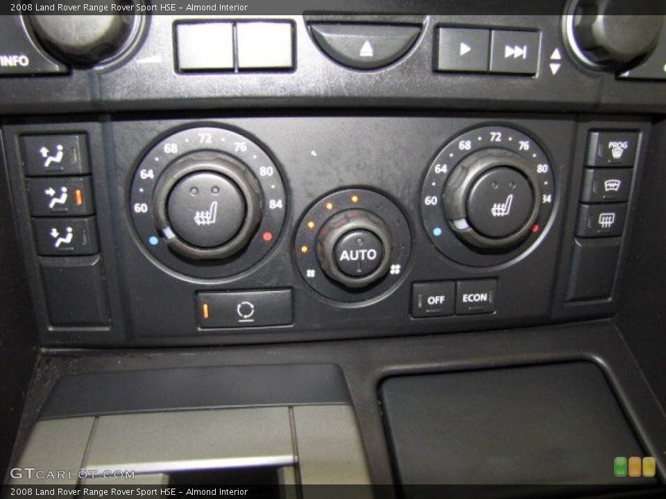Almond Interior Controls for the 2008 Land Rover Range Rover Sport HSE #80139301