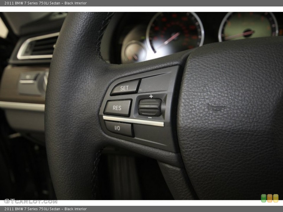 Black Interior Controls for the 2011 BMW 7 Series 750Li Sedan #80140161
