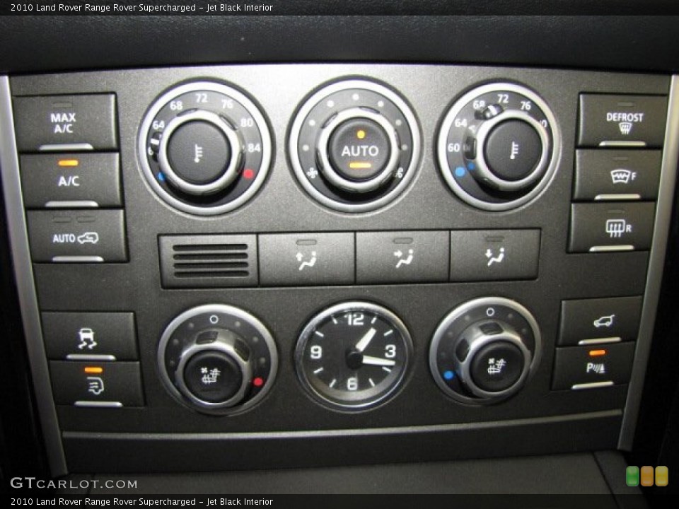 Jet Black Interior Controls for the 2010 Land Rover Range Rover Supercharged #80140431