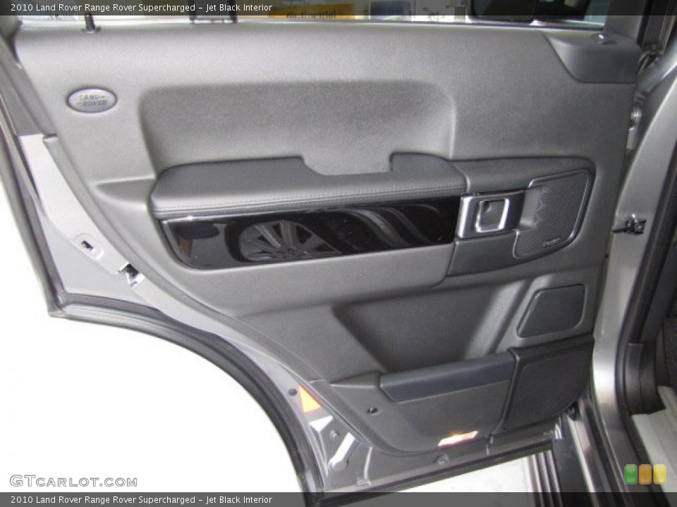 Jet Black Interior Door Panel for the 2010 Land Rover Range Rover Supercharged #80140850