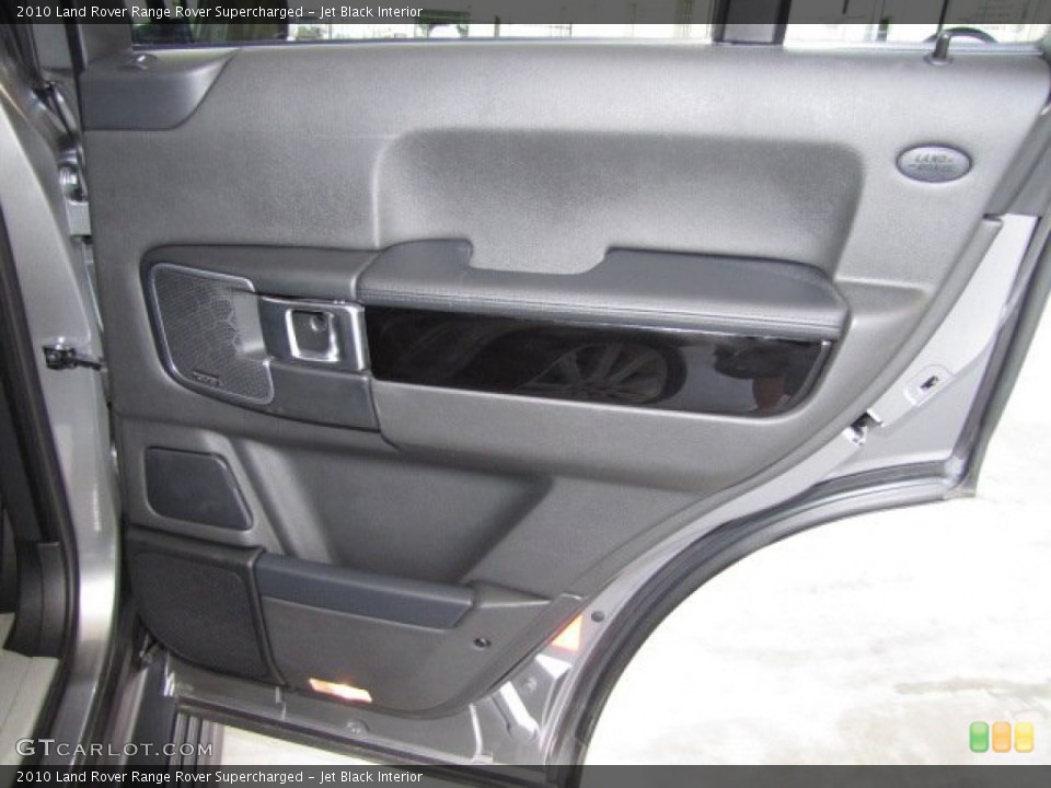 Jet Black Interior Door Panel for the 2010 Land Rover Range Rover Supercharged #80140866