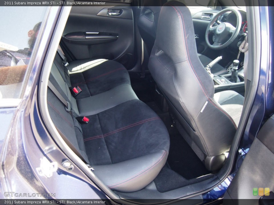 STI  Black/Alcantara Interior Rear Seat for the 2011 Subaru Impreza WRX STi #80141311