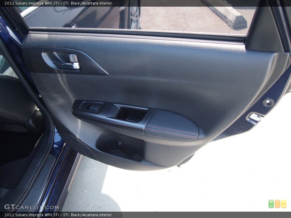 STI  Black/Alcantara Interior Door Panel for the 2011 Subaru Impreza WRX STi #80141330
