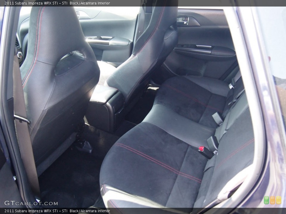 STI  Black/Alcantara Interior Rear Seat for the 2011 Subaru Impreza WRX STi #80141444