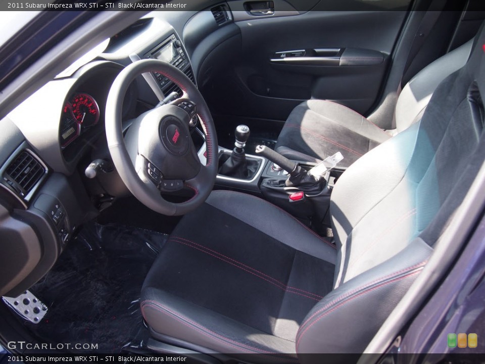 STI  Black/Alcantara Interior Photo for the 2011 Subaru Impreza WRX STi #80141487