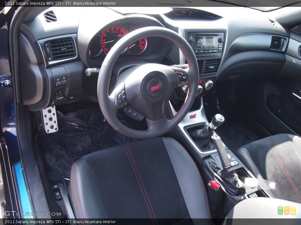 STI  Black/Alcantara Interior Dashboard for the 2011 Subaru Impreza WRX STi #80141508