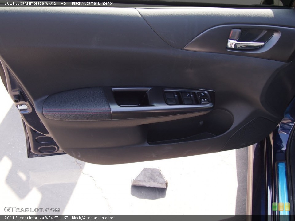 STI  Black/Alcantara Interior Door Panel for the 2011 Subaru Impreza WRX STi #80141532