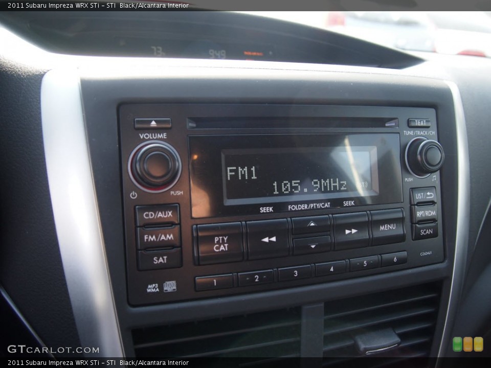 STI  Black/Alcantara Interior Audio System for the 2011 Subaru Impreza WRX STi #80141601