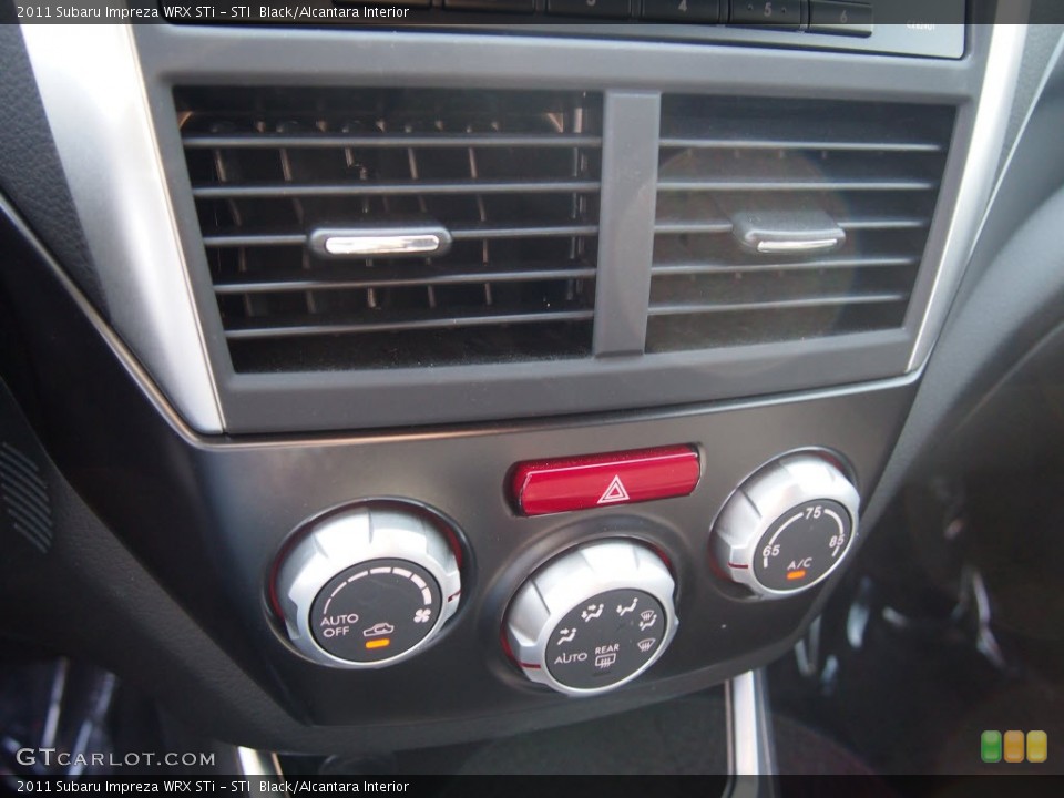 STI  Black/Alcantara Interior Controls for the 2011 Subaru Impreza WRX STi #80141628