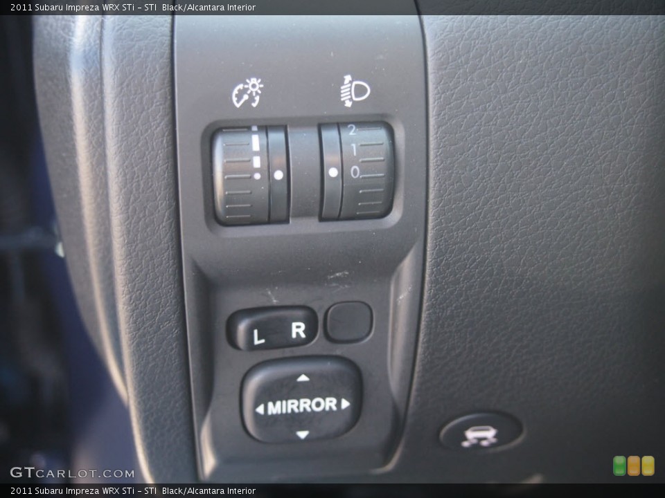 STI  Black/Alcantara Interior Controls for the 2011 Subaru Impreza WRX STi #80141682