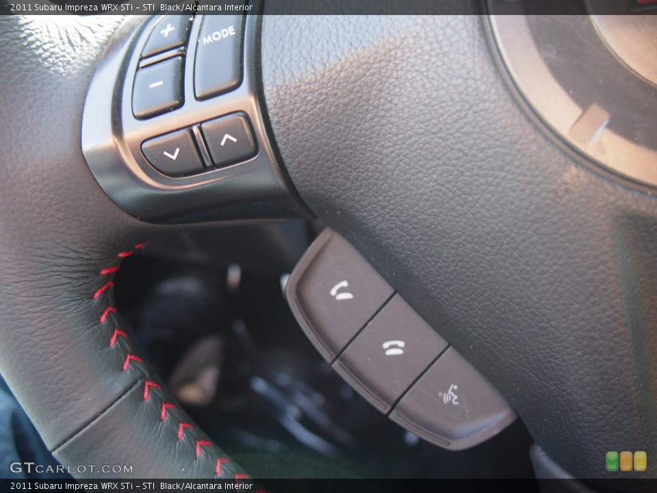 STI  Black/Alcantara Interior Controls for the 2011 Subaru Impreza WRX STi #80141695