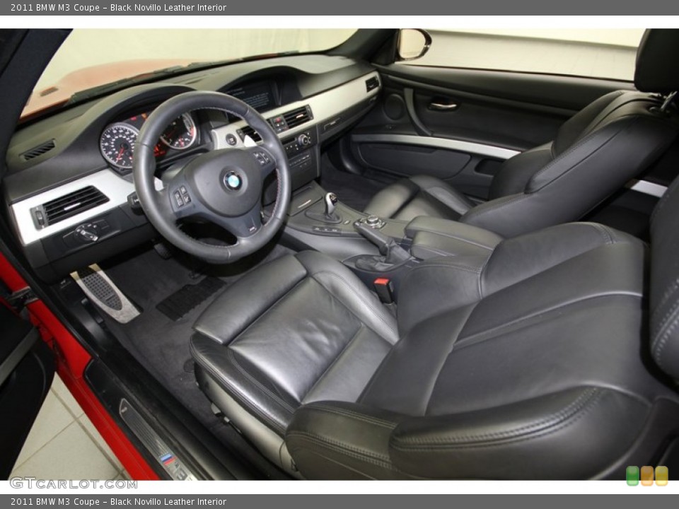 Black Novillo Leather Interior Prime Interior for the 2011 BMW M3 Coupe #80143221