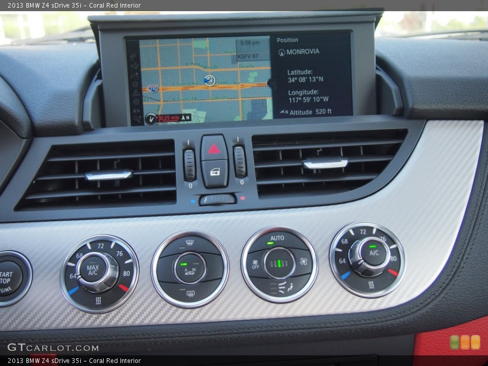Coral Red Interior Navigation for the 2013 BMW Z4 sDrive 35i #80145417